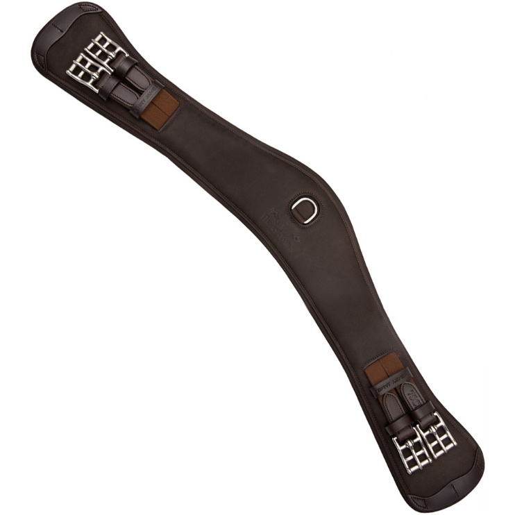 2025 Henry James Saddlery Athletic Anatomic Short Girth GRTH-04-SHT - Havana Brown